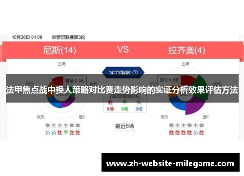 法甲焦点战中换人策略对比赛走势影响的实证分析效果评估方法